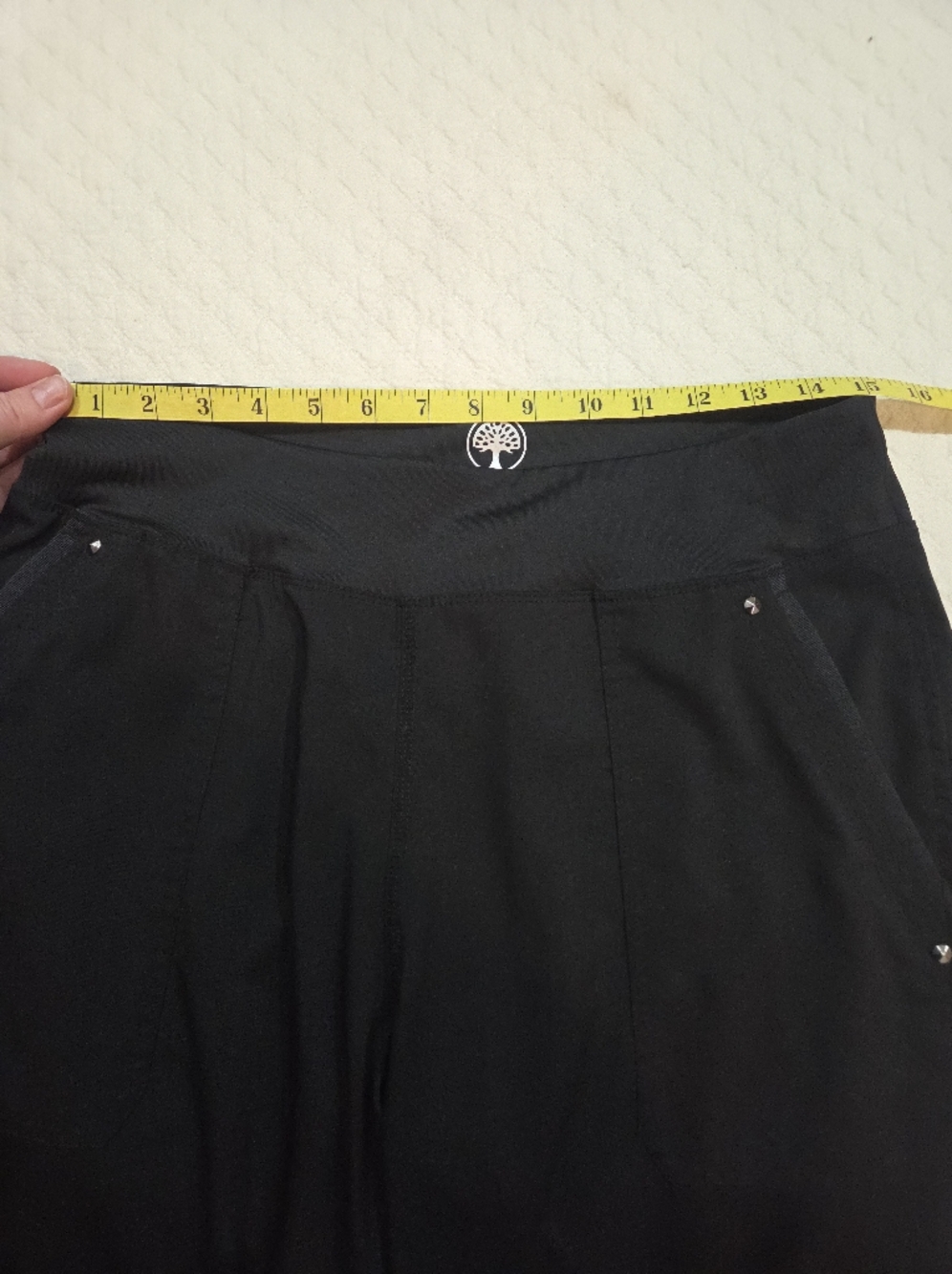 Healing Hands Purple Label Black Tori Scrub Pants Size Medium - Picture 7 of 14